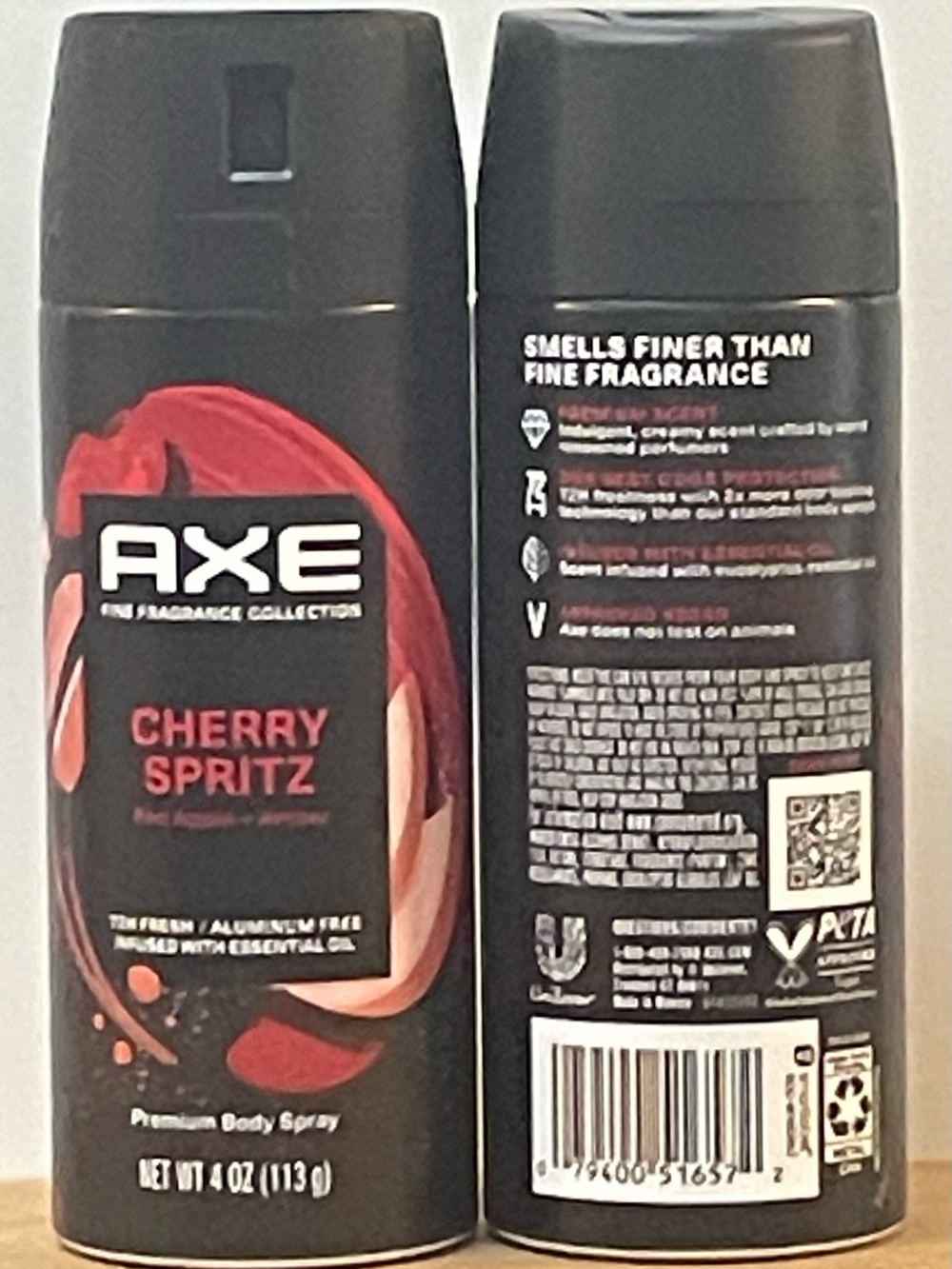 AXE Fine Fragrance Cherry Spritz Body Spray Duo